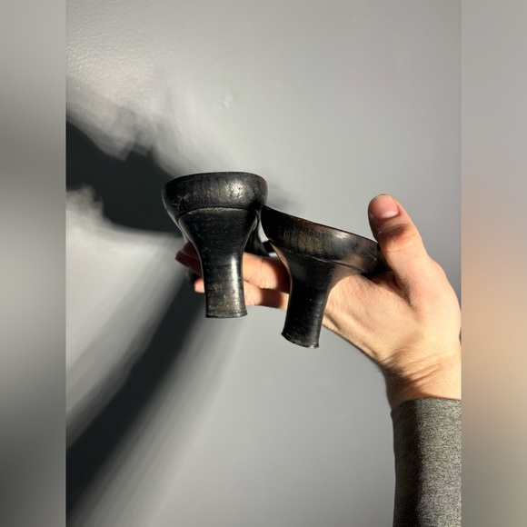 Vintage 90s Gucci Heeled Sandals Women’s Size 7.5 - Picture 5 of 9